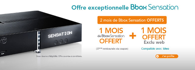 2 mois offerts bbox Sensation
