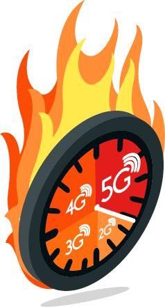 5G vitesse connexion