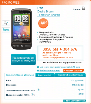 htc desire bouygues