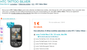 htc tattoo bouygues