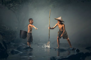 Photo au Cambodge