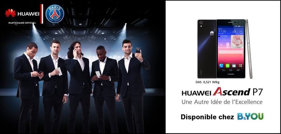 Huawei Ascend P7 chez B&You