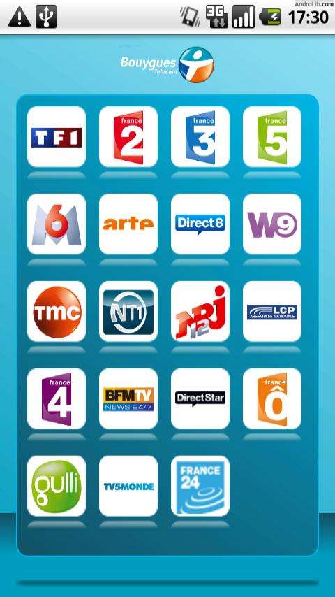 Appli TV Android Bouygues