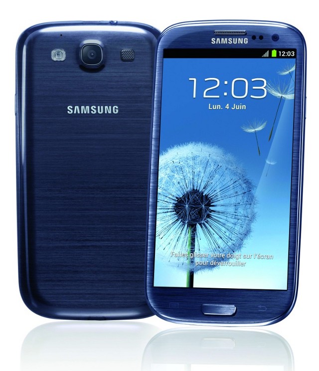 Samsung Galaxy S3 bleu