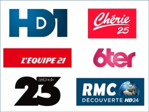 Logos 6 chaines HD