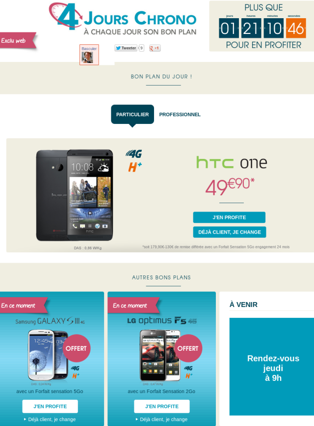 4 jours chrono : HTC One