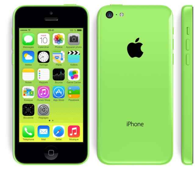 iPhone 5C vert