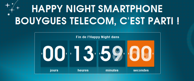 Happy Night de Bouygues Telecom