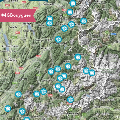 4G Bouygues stations de ski