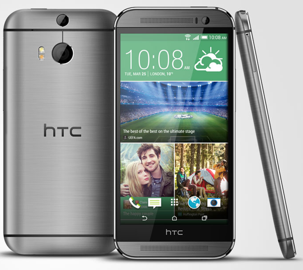 HTC One M8 gris acier