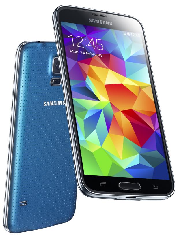 Samsung Galaxy S5 bleu