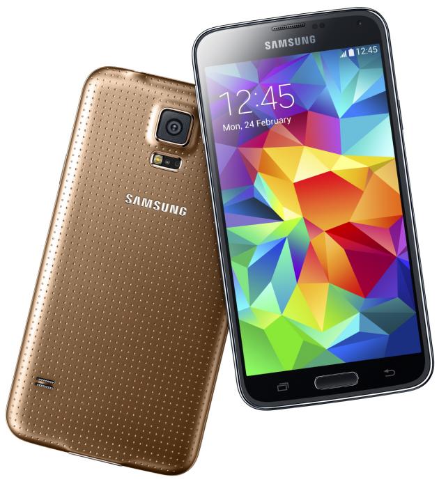 Samsung Galaxy S5 gold